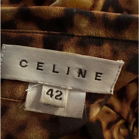 CELINE beautiful silk blouse size 42 - Picture 11 of 11